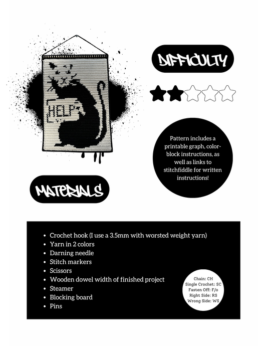 Rat Tapestry Pattern