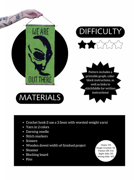 Alien Tapestry Pattern