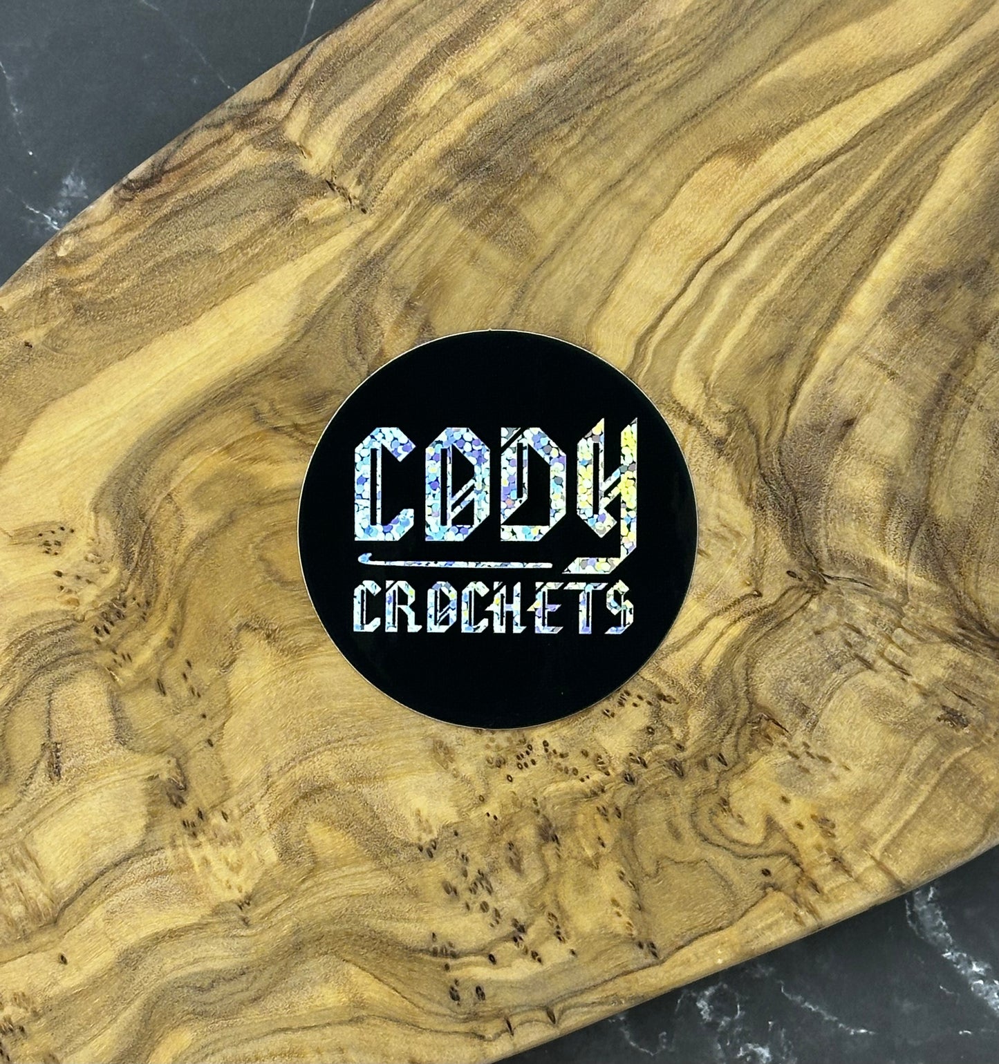 @codycrochets Logo Sticker